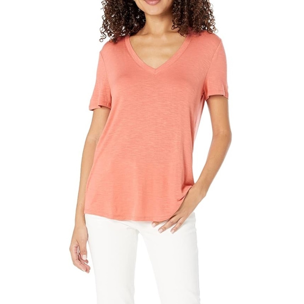 Gap Luxe T Tee Shirt  Short Sleeve V Neck NWT SIZE M